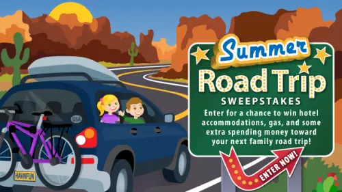 Disney Family Summer Road Trip Sweepstakes