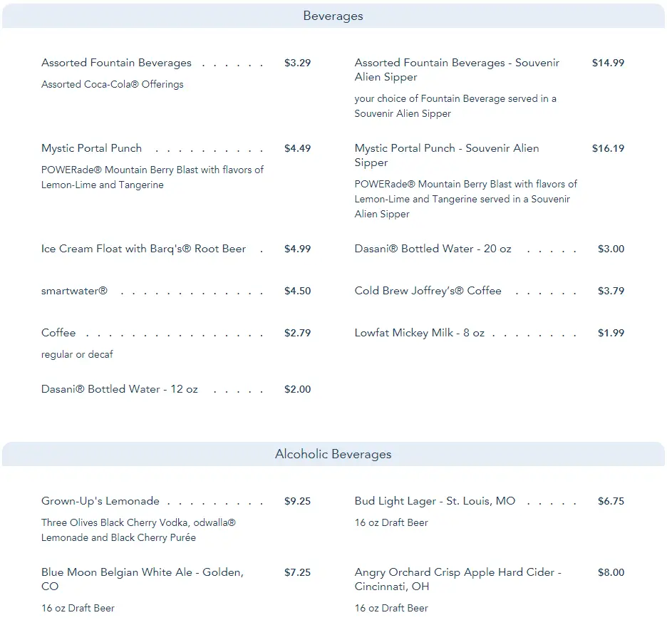 Woody's Lunch Box Full Menus With Prices Now Available