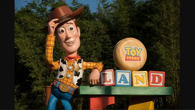 Woody Has Arrived to Toy Story Land