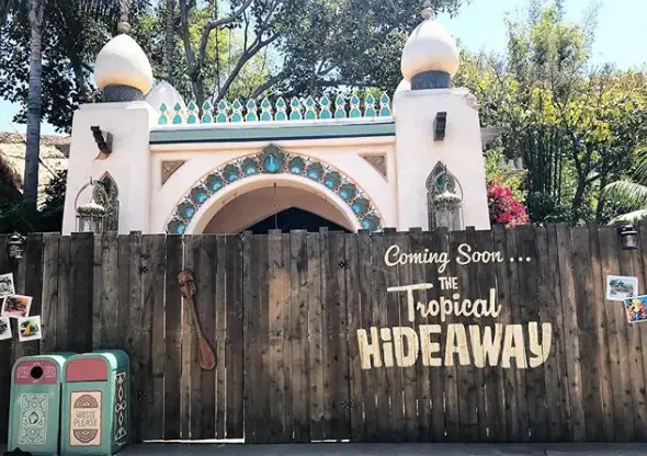 The Tropical Hideaway is Coming Soon to Disneyland