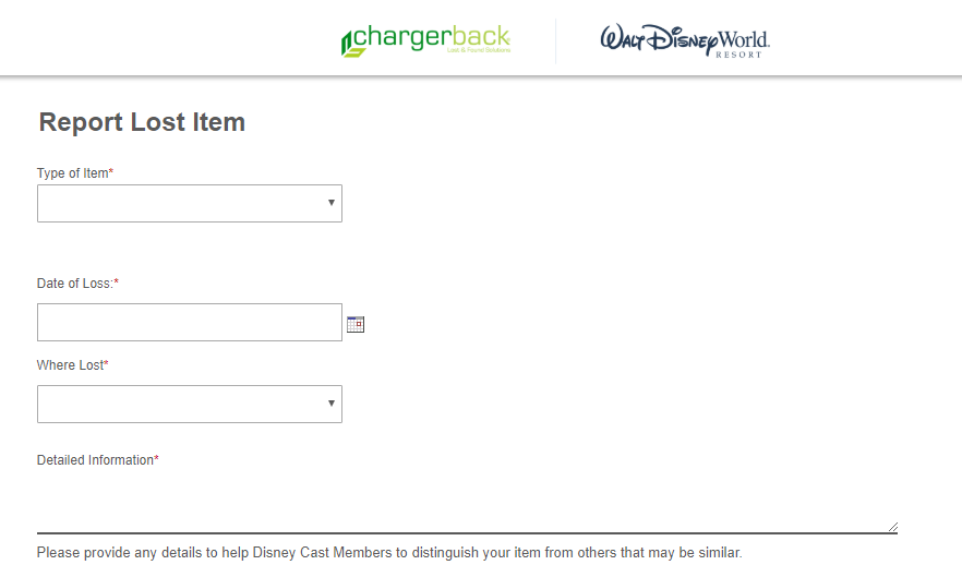 New Walt Disney World Online Lost and Found Recovery System Now Live