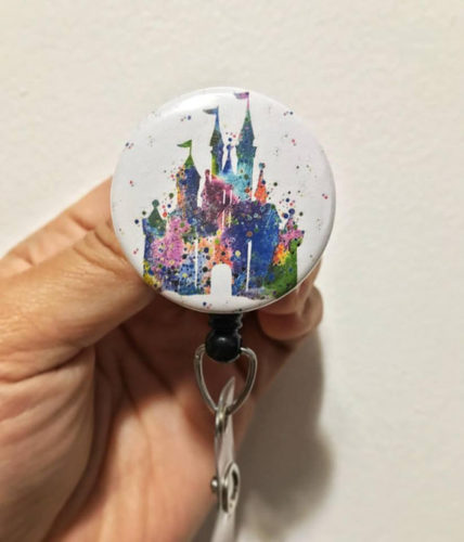 These Disney Castle Badge Reels Add Magic To Work