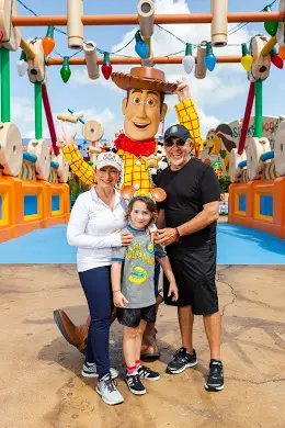 Gloria Estefan Visits Toy Story Land