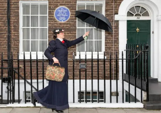 Mary Poppins Author Commemorated with Blue Plaque