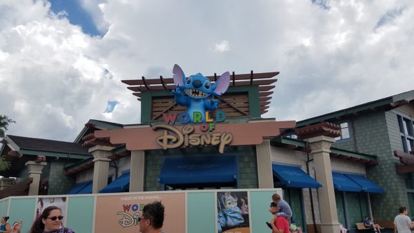 New World of Disney Signage Up at the Disney Springs Store