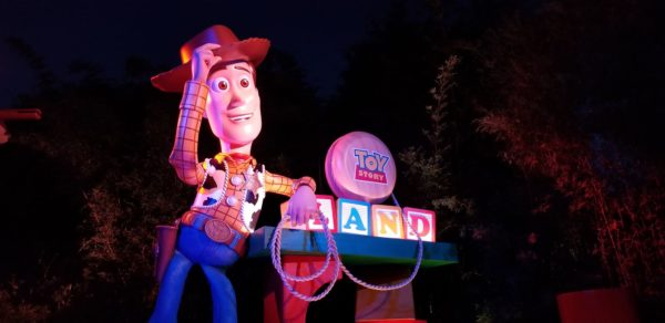 Nighttime Toy Story Land