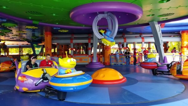 First Look At Alien Swirling Saucers In Toy Story Land!