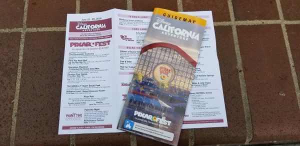 All New Disney California Adventure Park Maps Featuring Pixar Pier