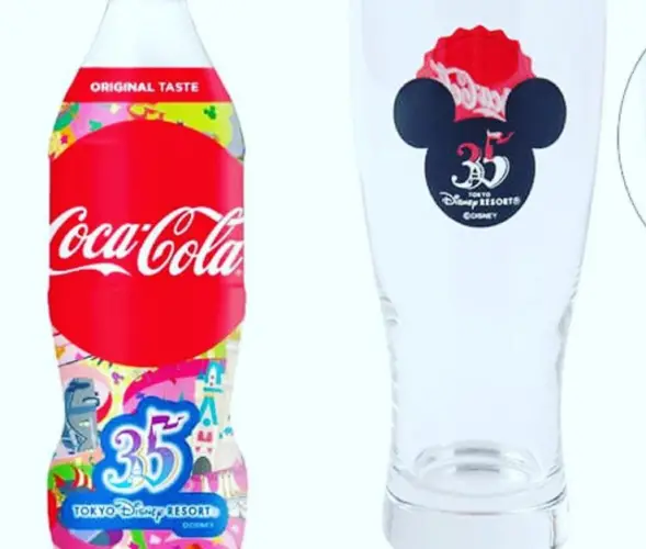 Tokyo Disney Coke 35th Anniversary Bottles are Really Cute