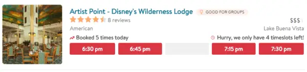 OpenTable May No Longer Be Reserving Select Disney Dining Locations