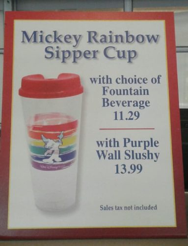 Check Out These Awesome Rainbow Sipper Cups Available At Magic Kingdom
