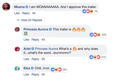 Wreck-It Ralph 2 trailer Disney Princesses reactions
