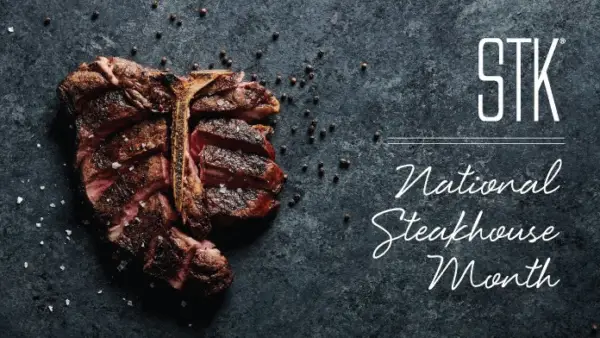 STK Orlando National Steak Month three course menu