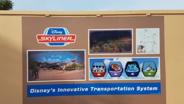 Construction Update: Disney Skyliner At Epcot's International Gateway