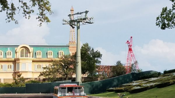Construction Update: Disney Skyliner At Epcot's International Gateway