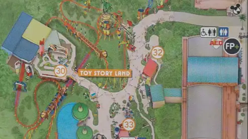 New Toy Story Land Park Maps Have Arrived At Hollywood Studios