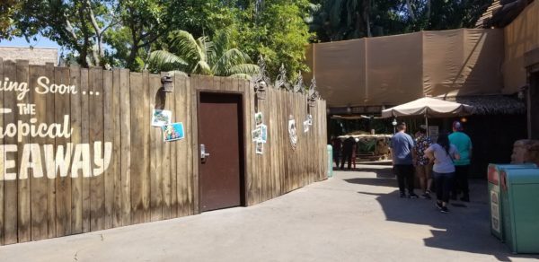 Construction Update On The Tropical Hideaway At Disneyland