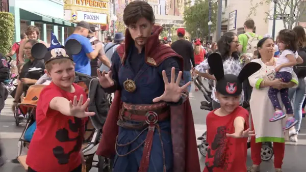 Doctor Strange and Other Super Heroes Now Visiting Disneyland