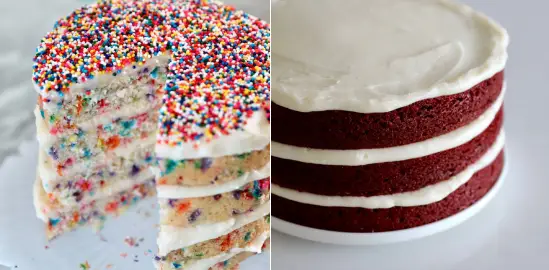 Sprinkles layer cakes