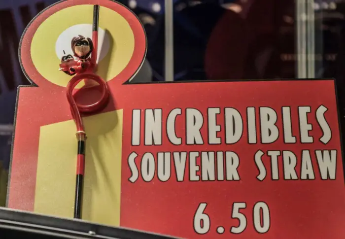'Incredibles' souvenir straw