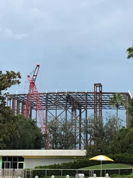 Guardians of the Galaxy Coaster Construction