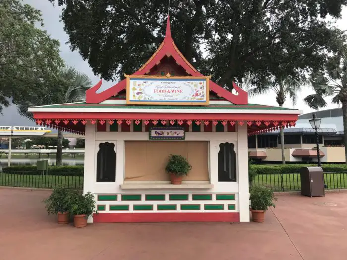 Epcot International Food & Wine Festival Booths Now Appearing Chip