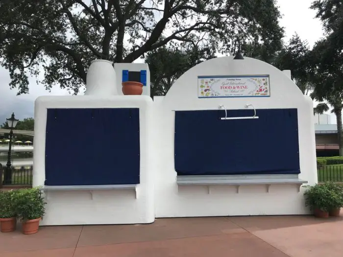 Epcot International Food & Wine Festival Booths Now Appearing
