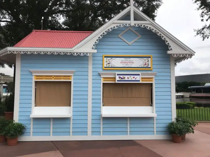 Epcot International Food & Wine Festival Booths Now Appearing