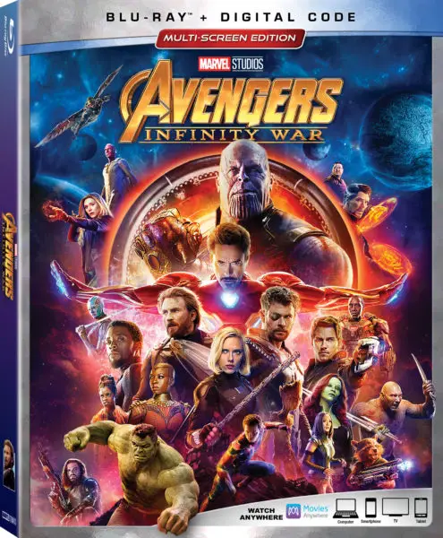 Avengers: Infinity War coming to Blu-Ray on August 14th