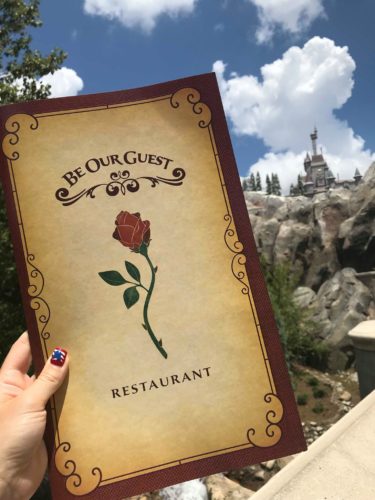 Take A Look At The Beautiful New Menus At Be Our Guest