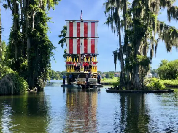Veteran Military Employees Sail Newly Restored Pirate Ship Back To Legoland