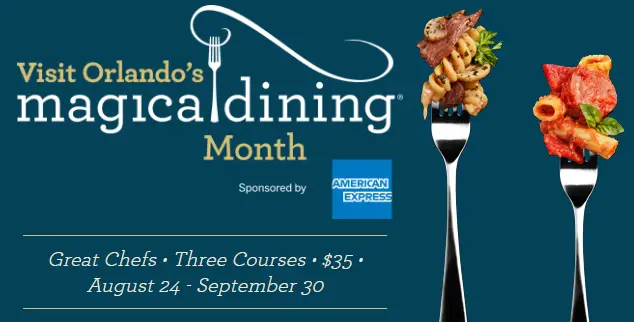 “Visit Orlando’s Magical Dining Month” Menus Released For 2018
