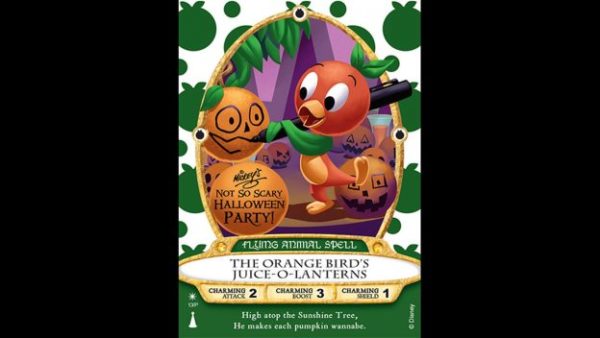 Mickey's Not So Scary Halloween Party Will Feature Orange Bird Sorcerers Of The Magic Kingdom Cards