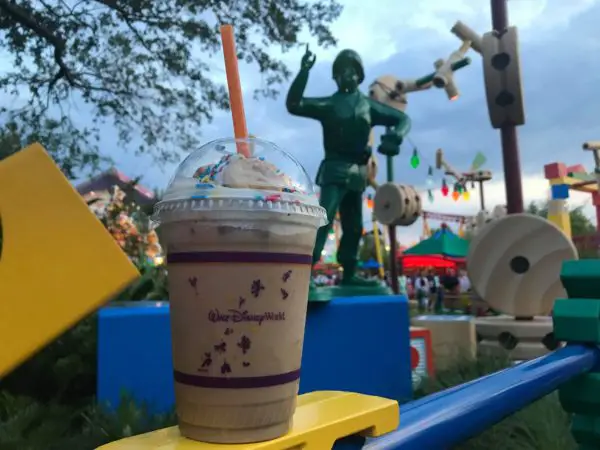 Start Your Day With The Round Em' Up Latte At Toy Story Land