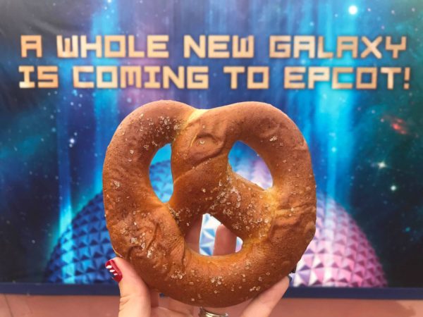 Delicious Salted Caramel Pretzels Can Be Found Near Test Track At Epcot