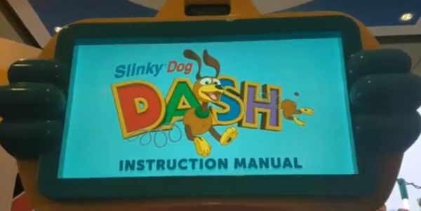 VIDEO: The Slinky Dog Dash Instruction Manual Shows Riders The Rules