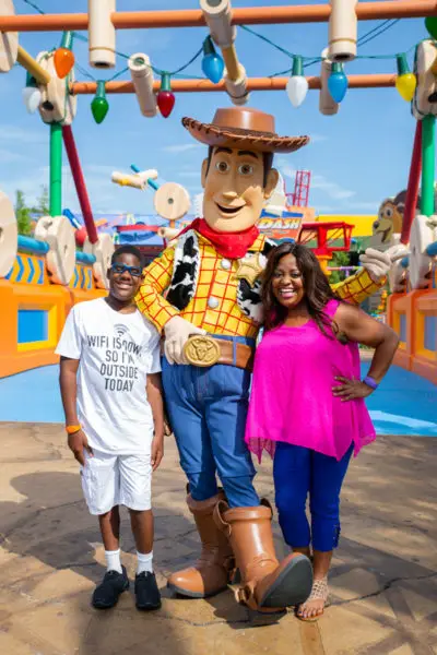 actress and comedian Sherri Shepherd visit Toy Story Land