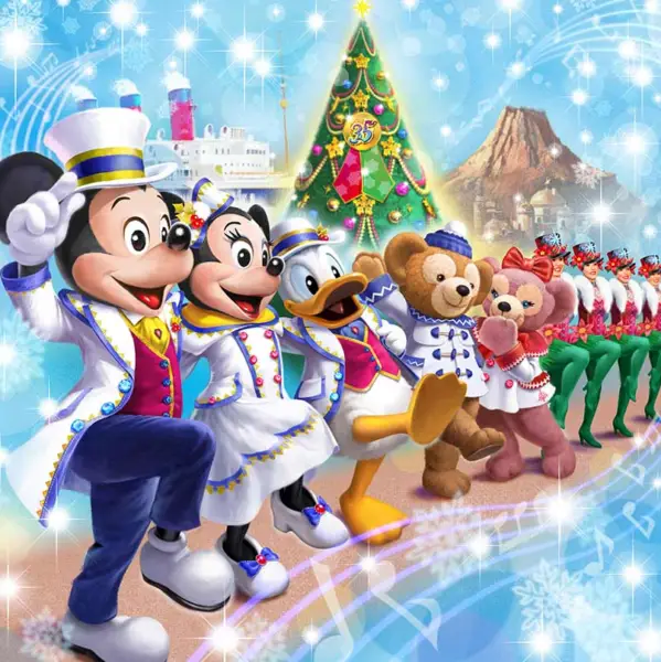 Christmas at Tokyo Disneyland and DisneySea