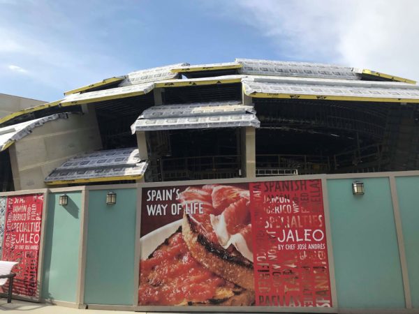 Check Out the Jaleo Construction Progress Being Made at Disney Springs