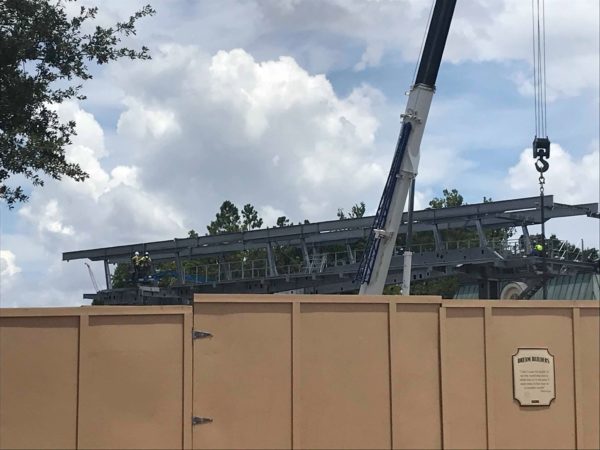 PHOTOS: Updated Epcot Disney Skyliner Construction Progress at International Gateway