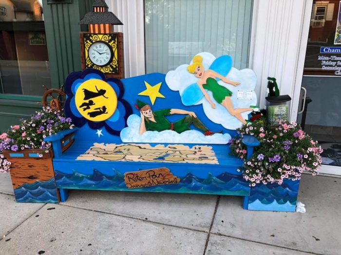 Disney Themed Benches in Tinley Park, Illinois