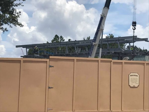 PHOTOS: Updated Epcot Disney Skyliner Construction Progress at International Gateway
