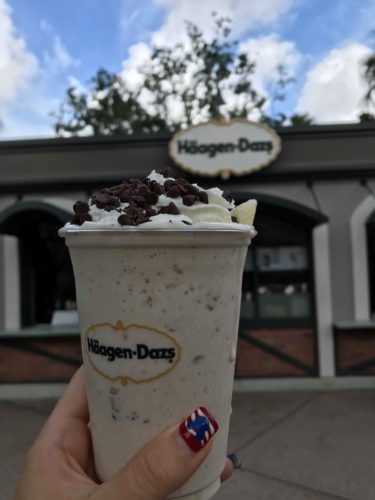 Two New Haagen-Dazs Milkshake Flavors At Disney Springs