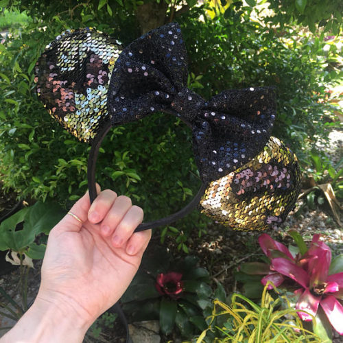 Shimmer and Shine With Reversible Sequin Minnie Mouse Ears