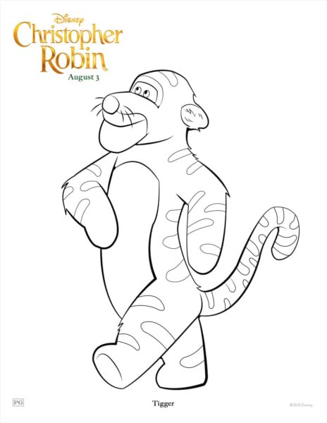 Disney's "Christopher Robin" Coloring Pages