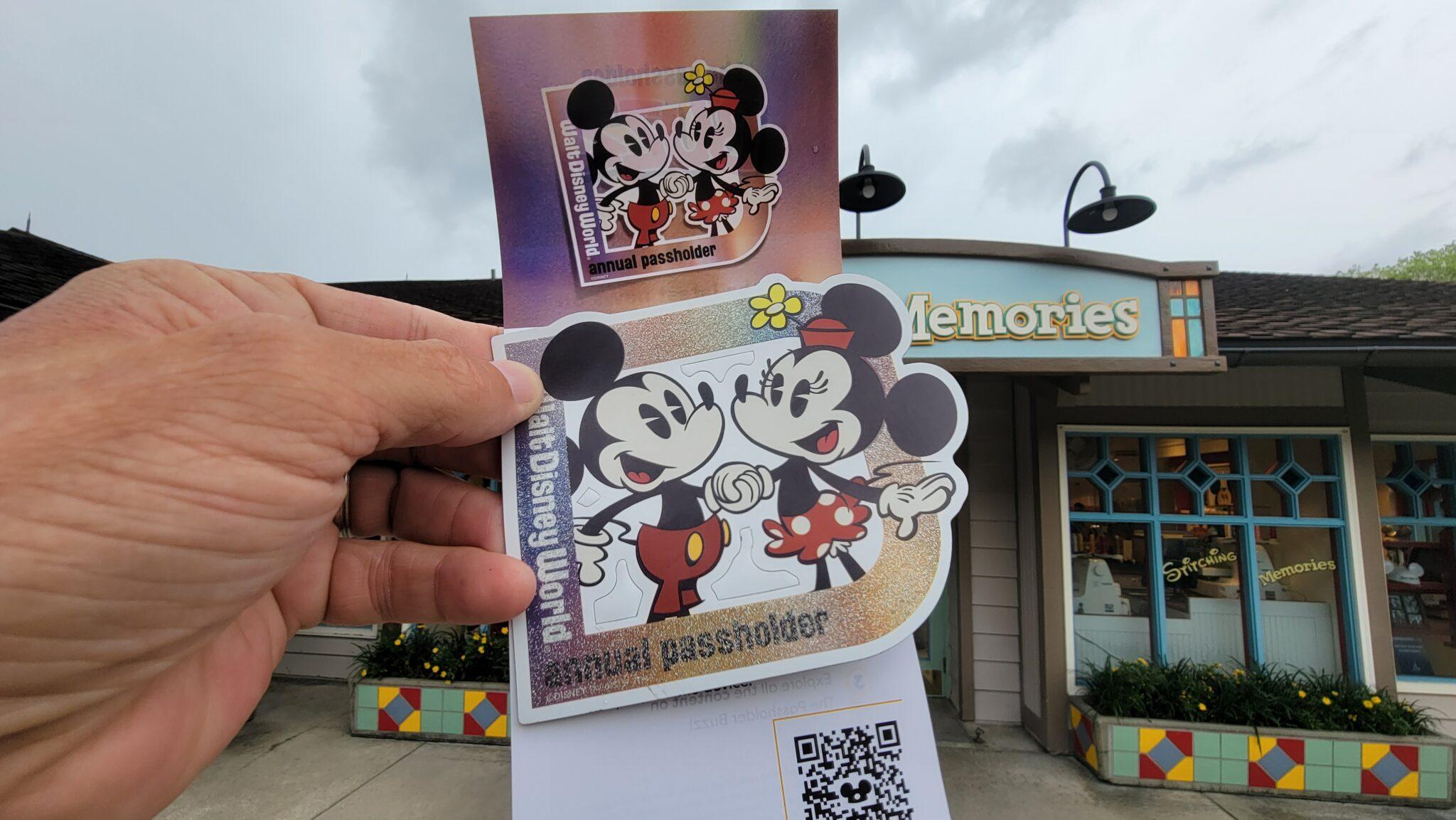 New Interactive Annual Passholder Magnet From Disney Springs Chip And