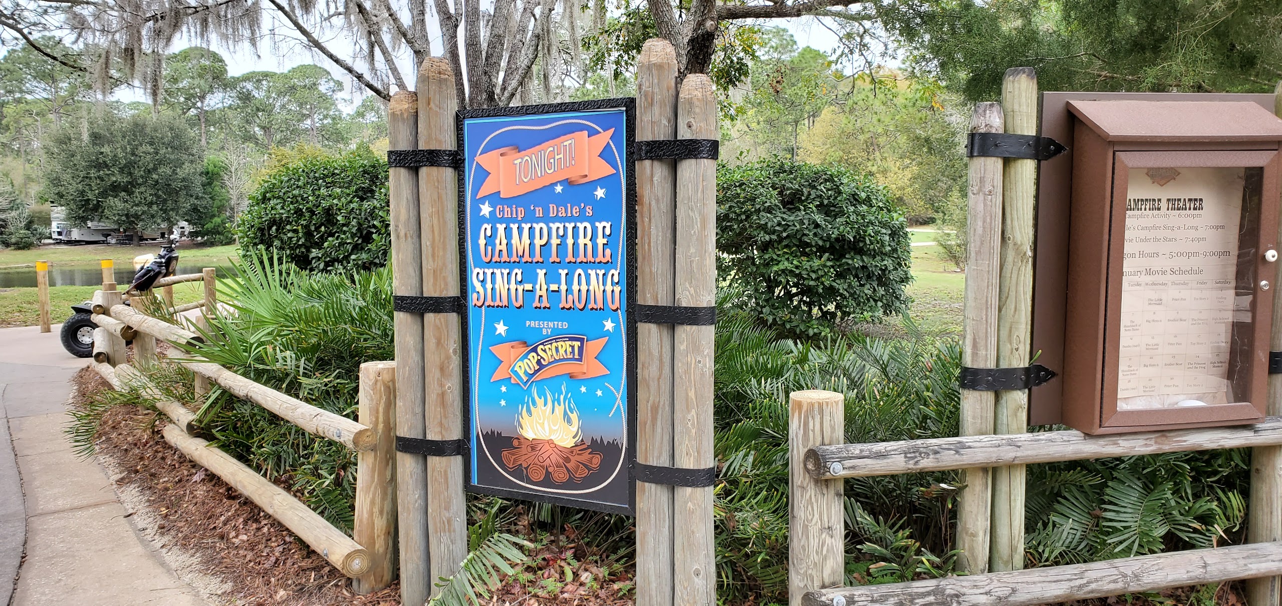 Chip N Dales Campfire Sing A Long At Disneys Fort Wilderness Resort