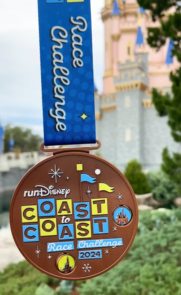 Rundisney Coast To Coast Challenge Medals Revealed Chip And Company