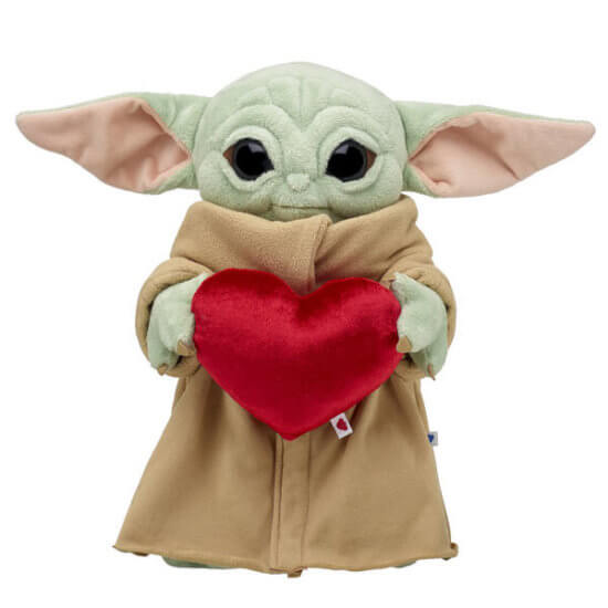 valentine yoda plush