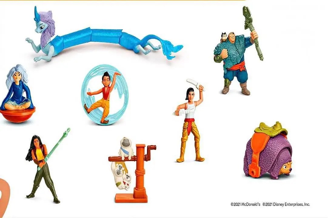 raya happy meal toys